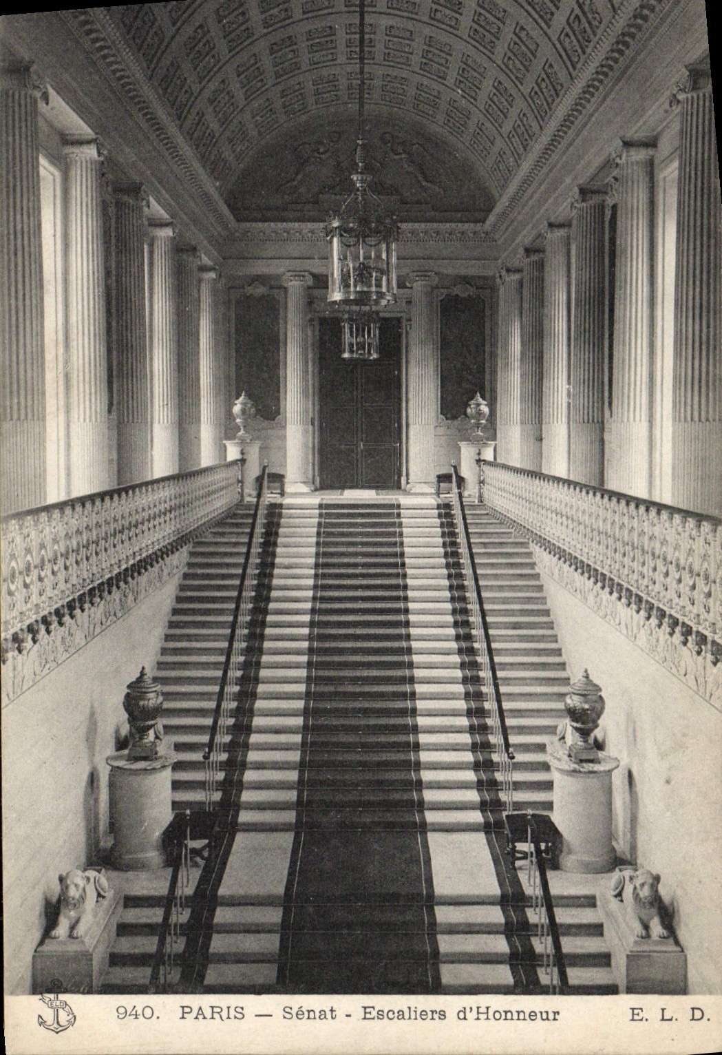 CPA Paris Senat Escaliers d'Honneur