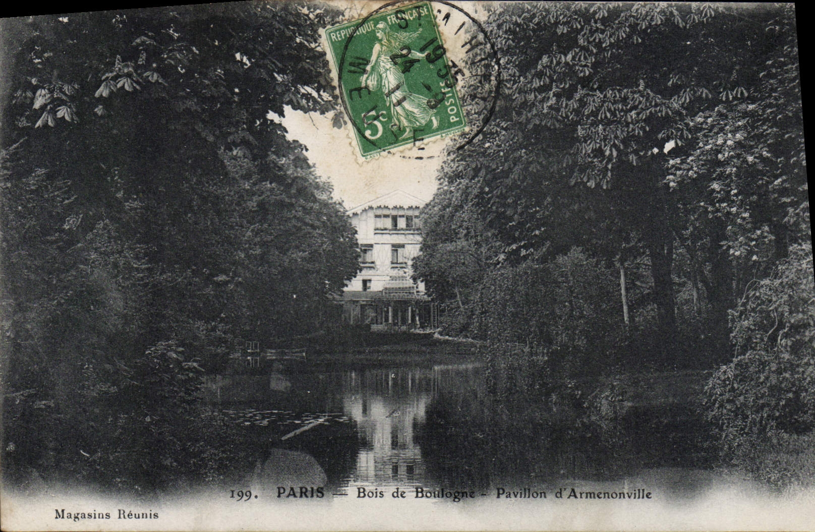 CPA Paris Bois de Boulogne Pavillon d'Armenonville