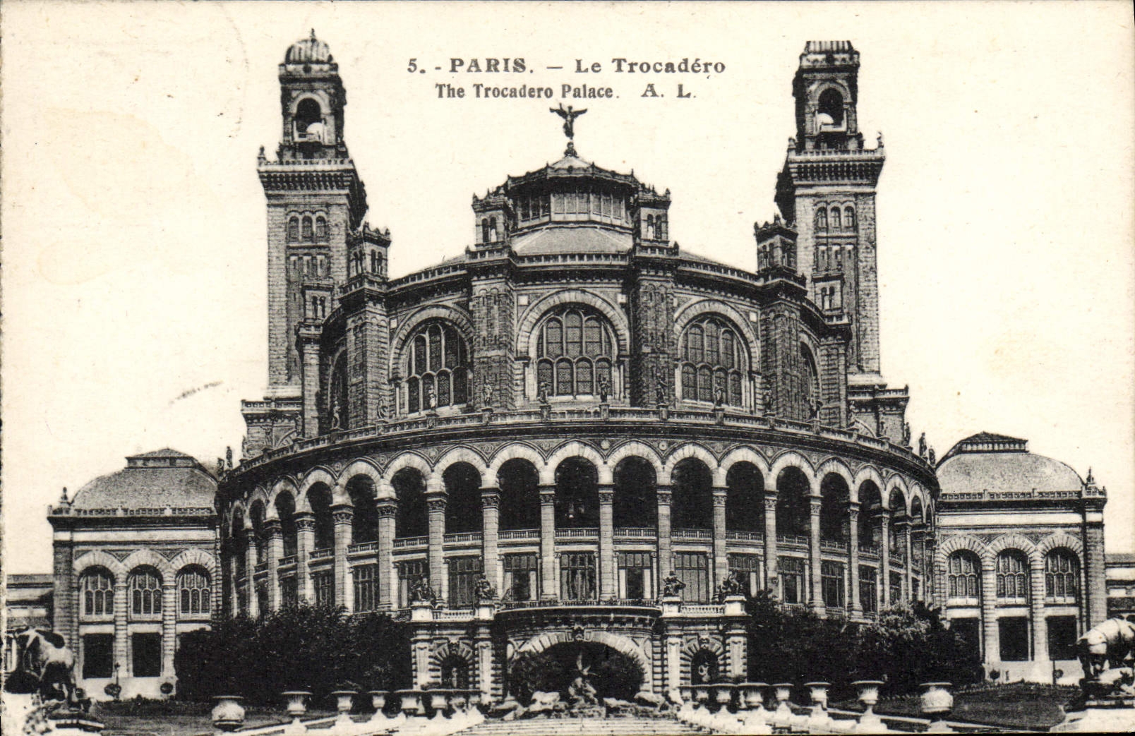 CPA Paris Le Trocadero