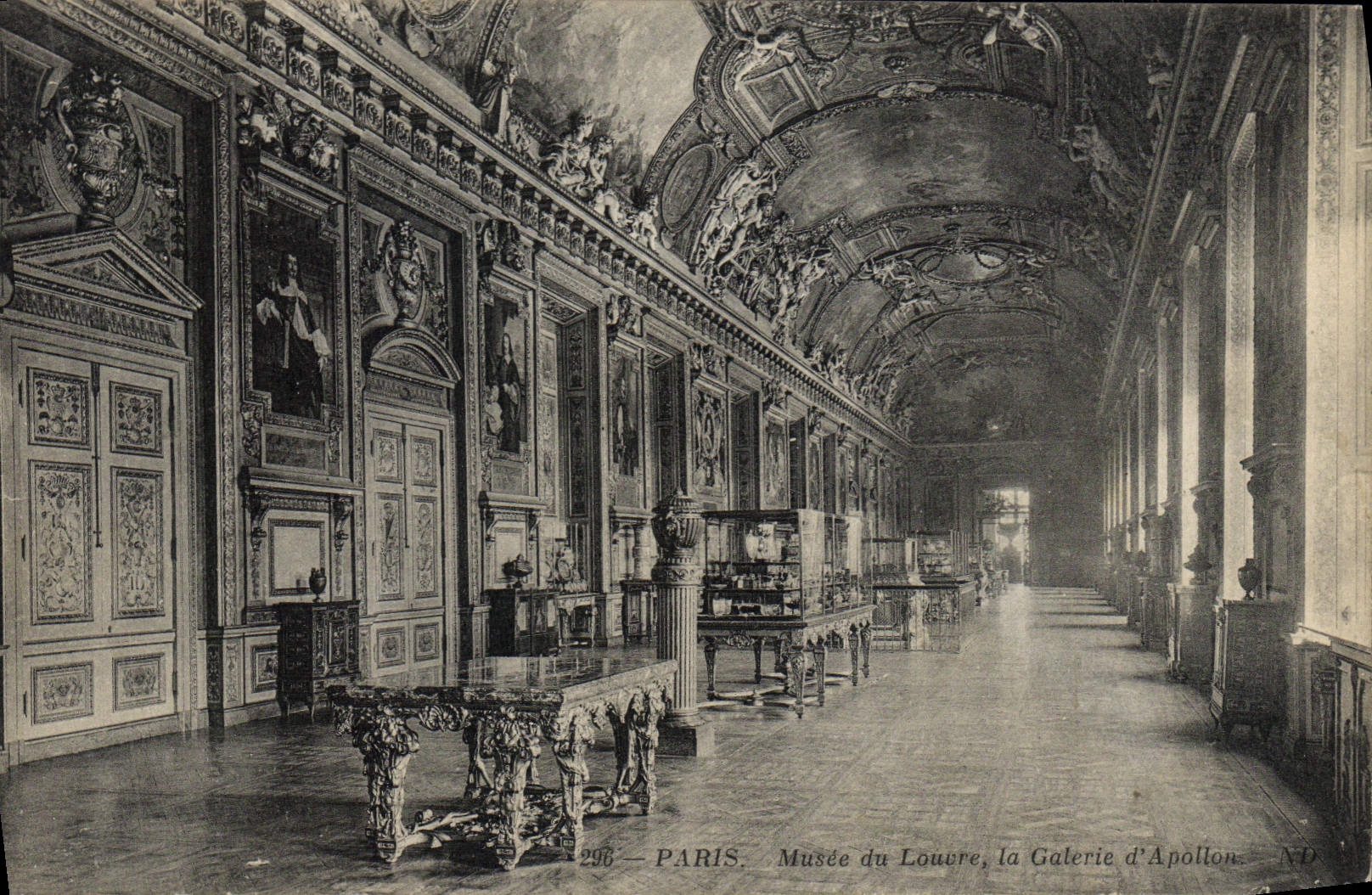 CPA Paris Musee du Louvre La Galerie d'Apollon