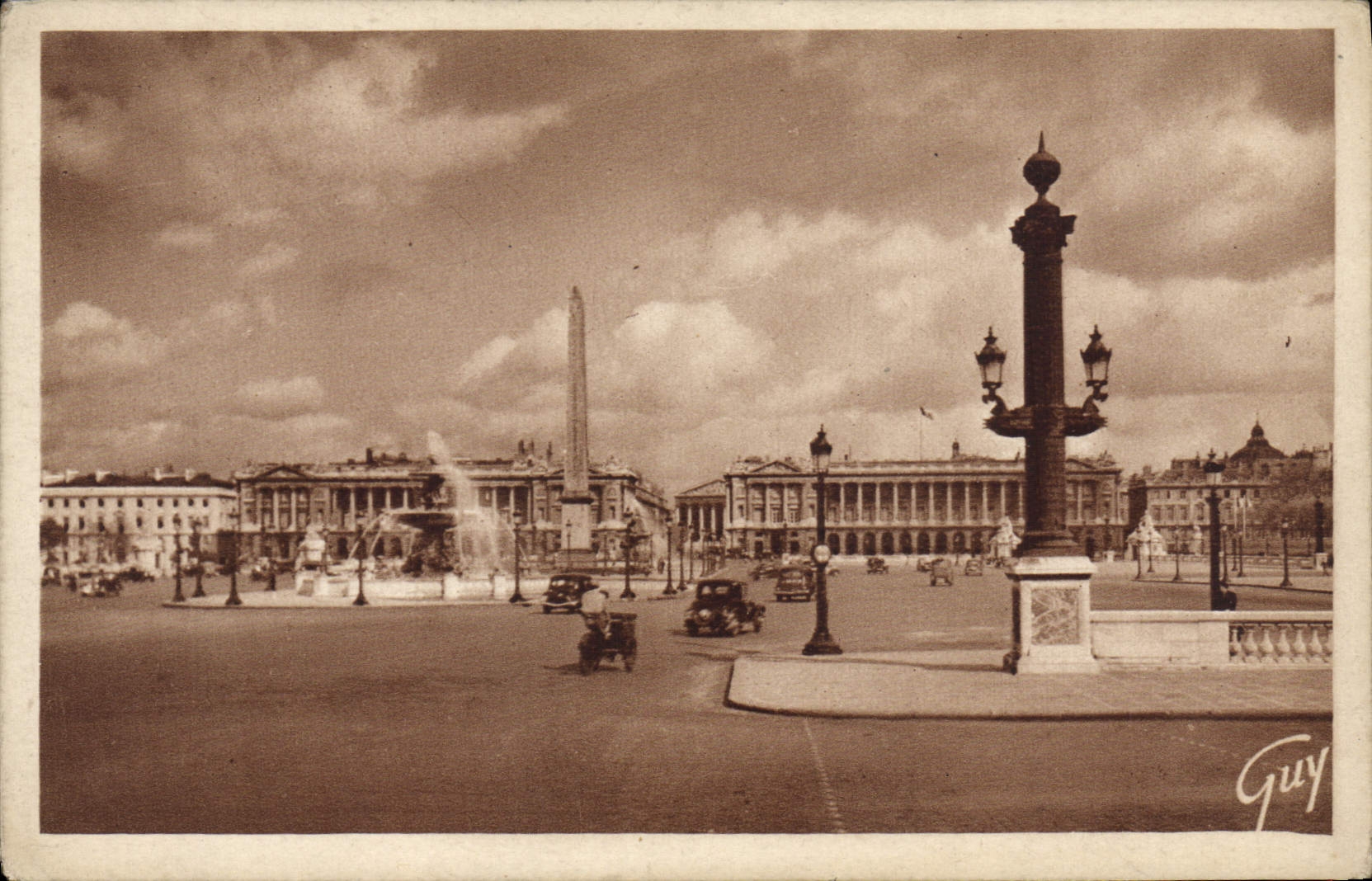 VINTAGE POSTCARD Paris And Its Wonders Place Harmony