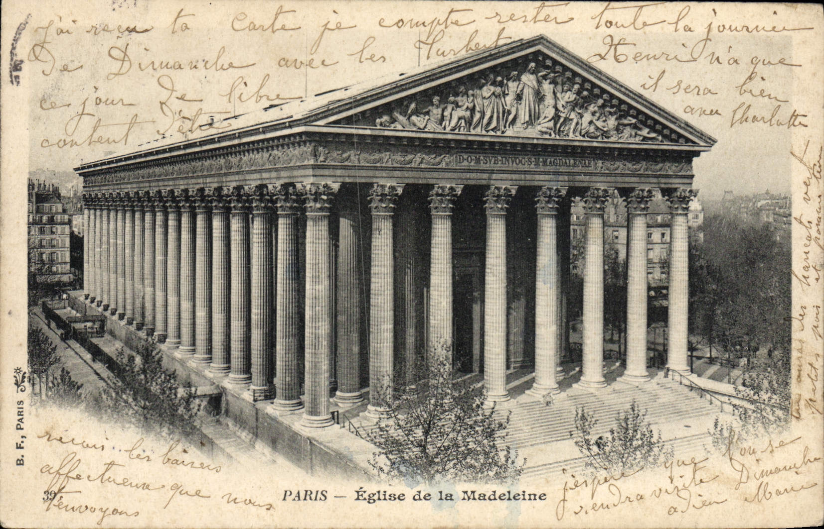 CPA Paris Eglise de la Madeleine