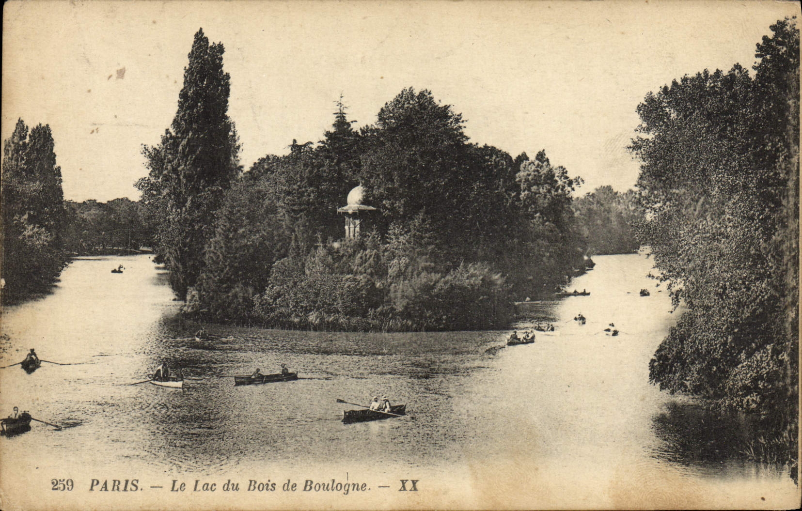 CPA Paris Le Lac du Bois De Boulogne