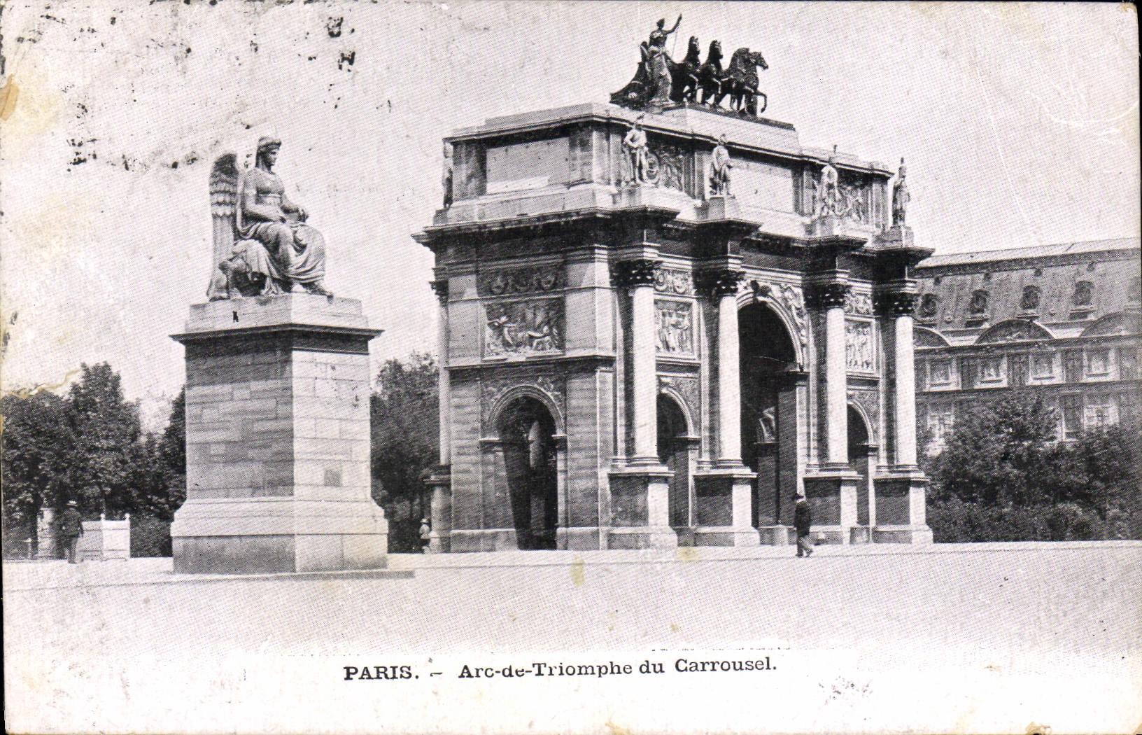 CPA Paris Arc de Triomphe du Carrousel