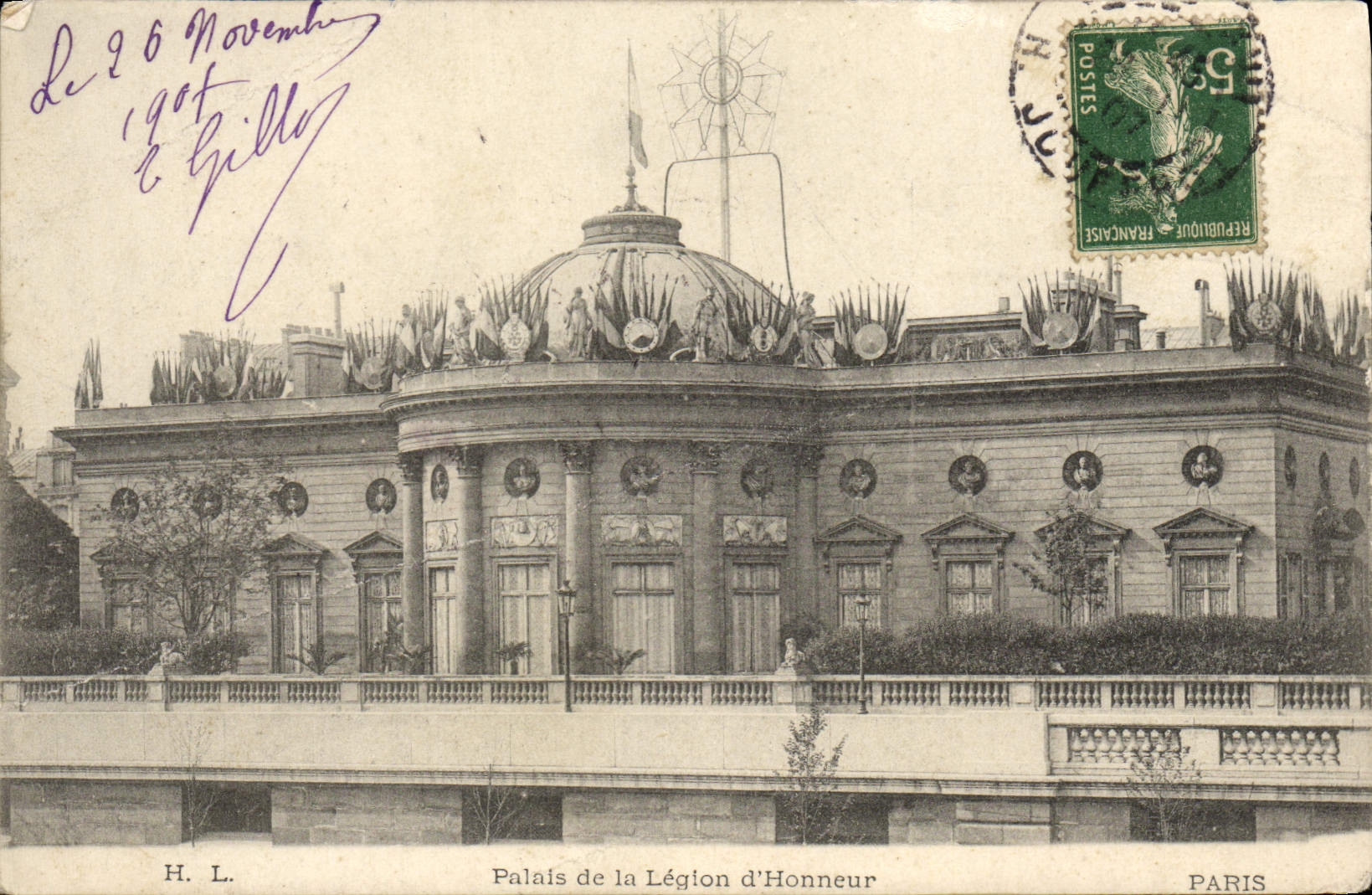 CPA Paris Palais De La Legion d'Honneur