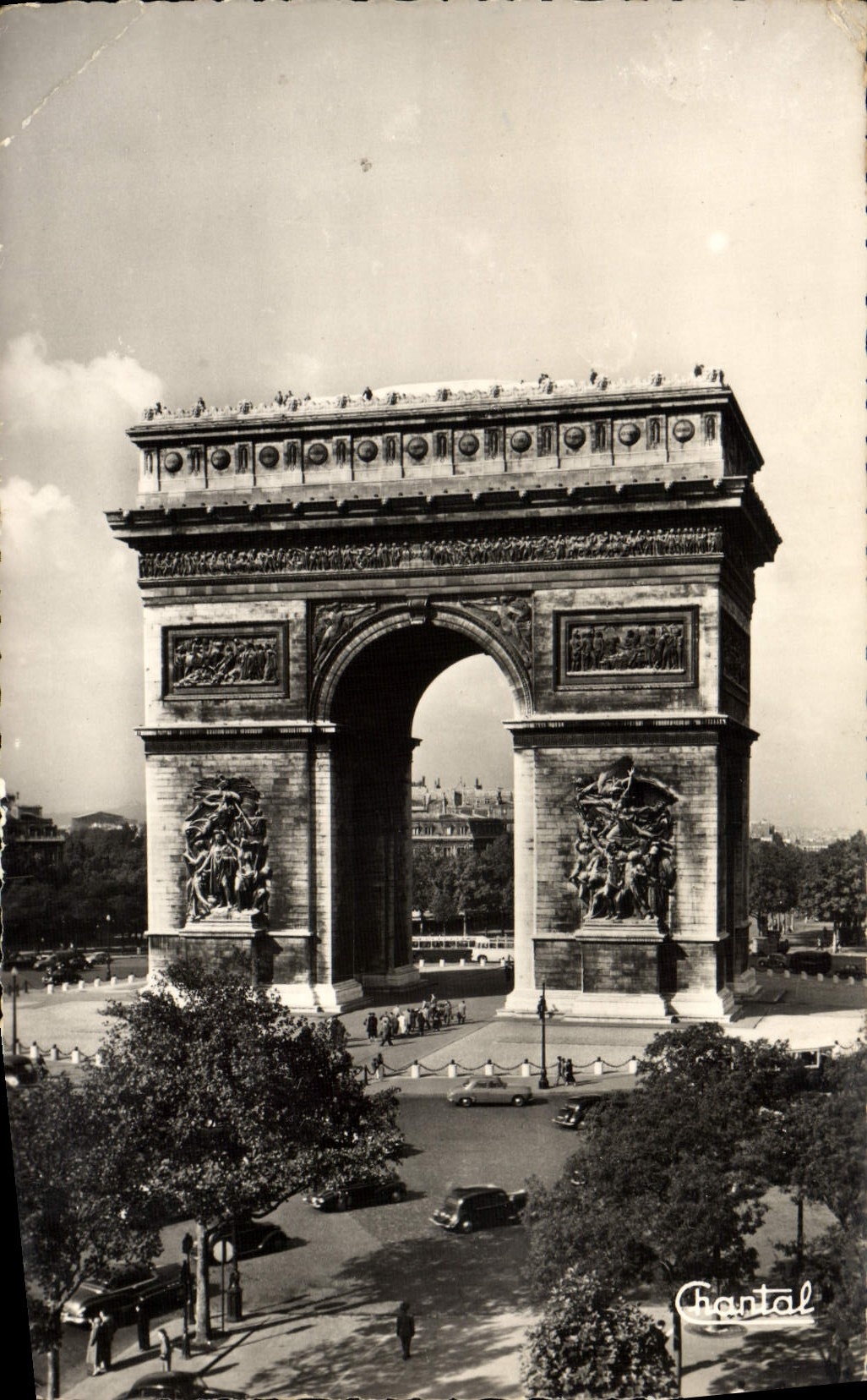 CPM Paris L'Arc de Triomphe