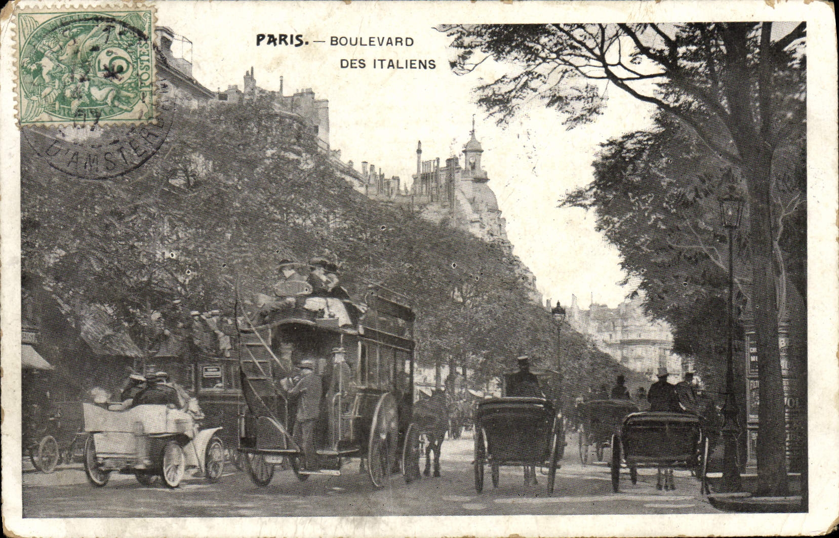 CPA Paris Boulevard Des Italiens