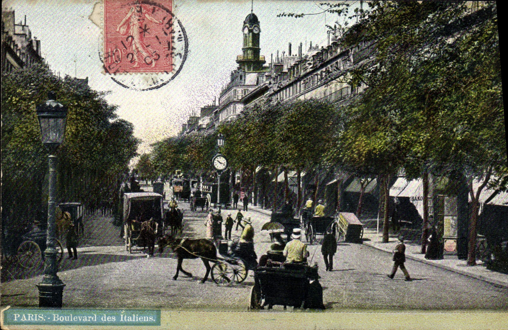 CPA Paris Boulevard des Italiens