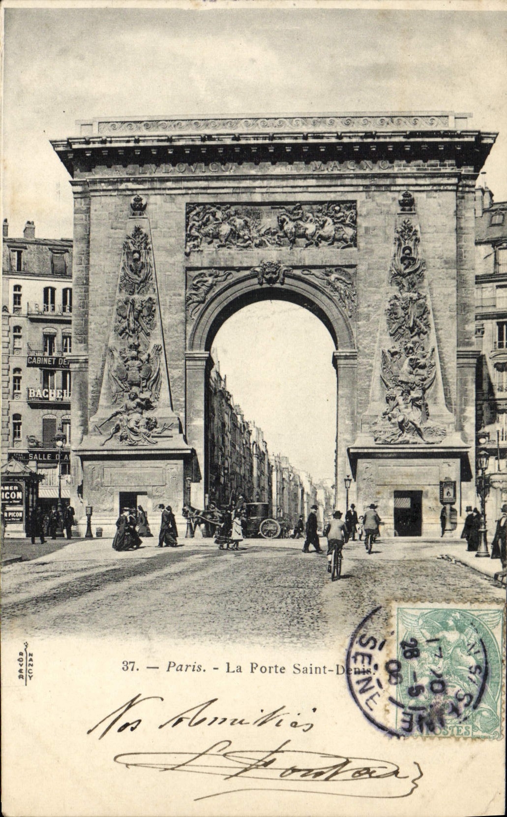 CPA Paris La Porte St Denis