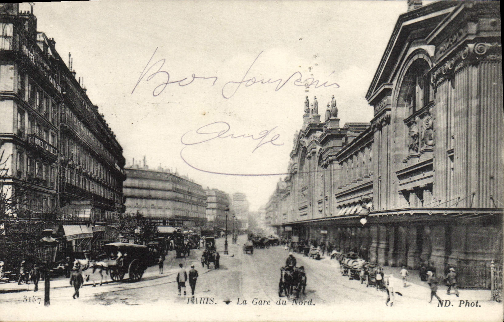 CPA Paris La Gare du Nord