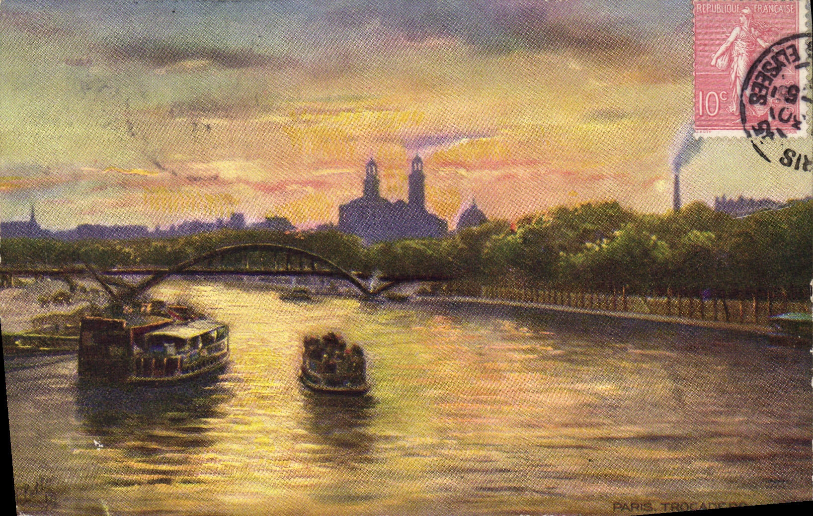 CPA Paris Trocadero 