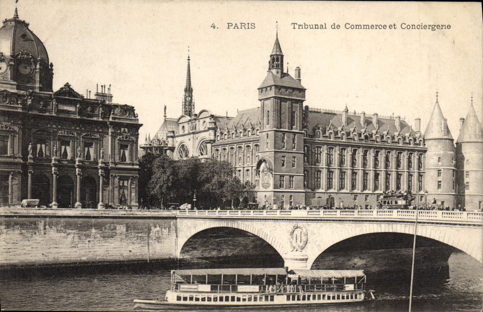 CPA Paris Tribunal de Commerce Conciergerie Bateau Peniche 