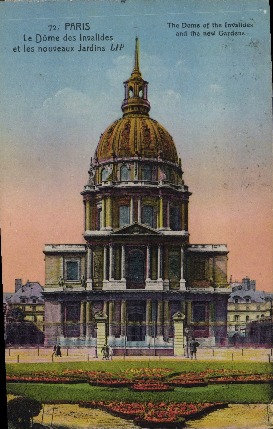 CPA Paris Le Dome Des Invalides et les Nouveaux Jardins 
