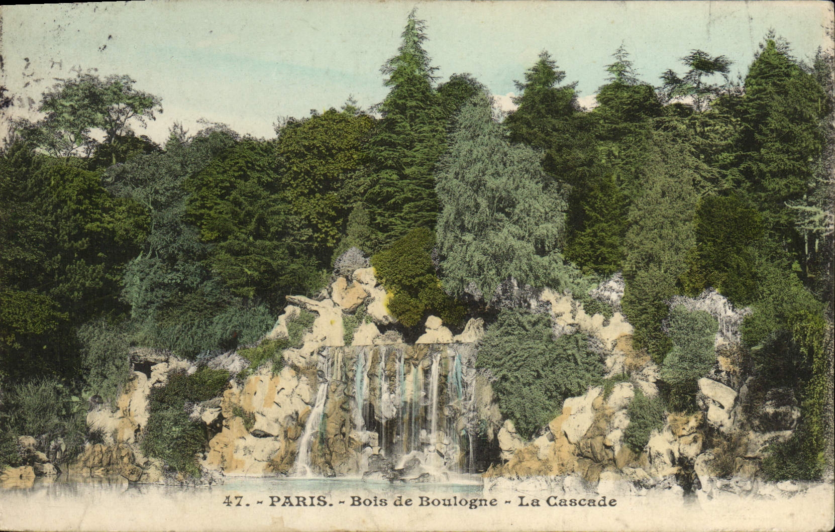 CPA Paris Bois de Boulogne La Cascade