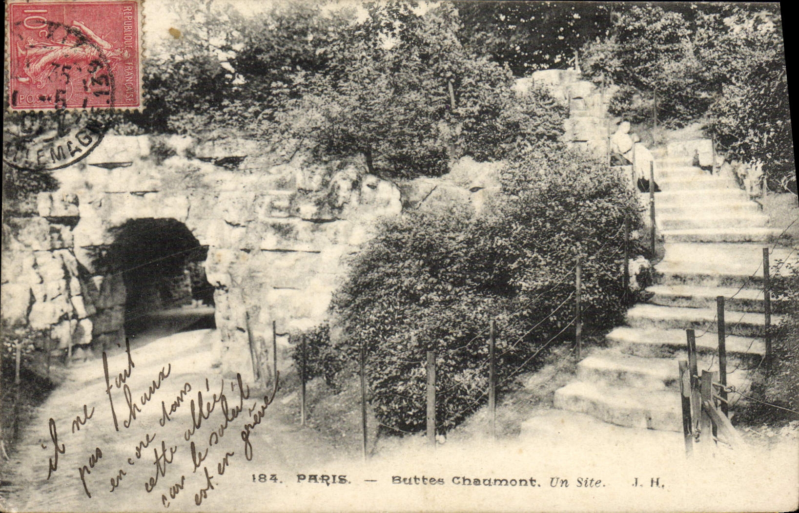 CPA Paris Buttes Chaumont