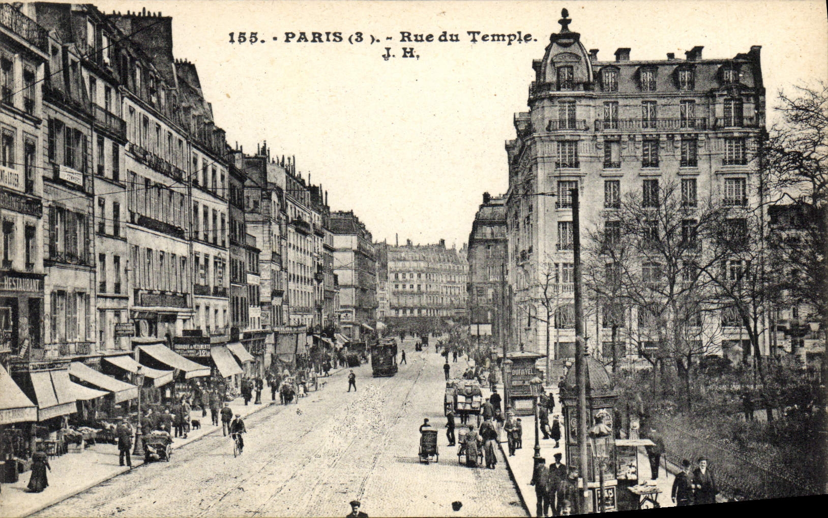 CPA Paris Rue du Temple