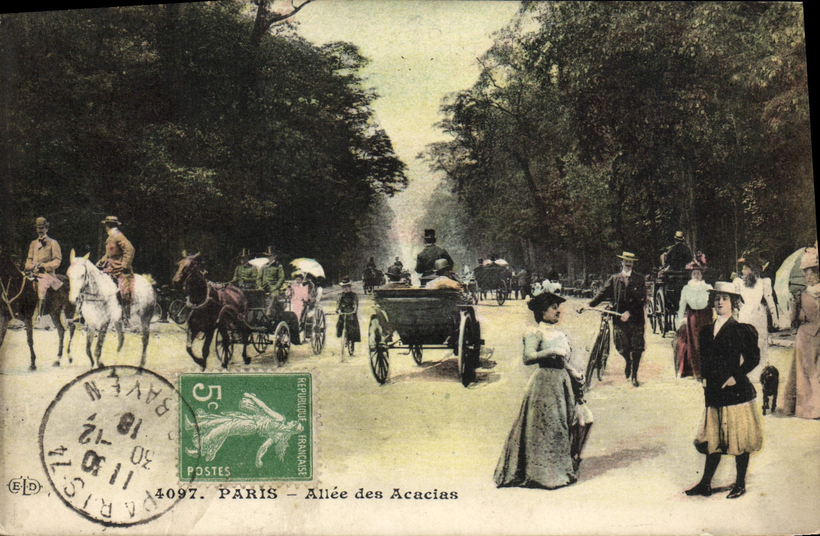 CPA Paris Allee des Acacias