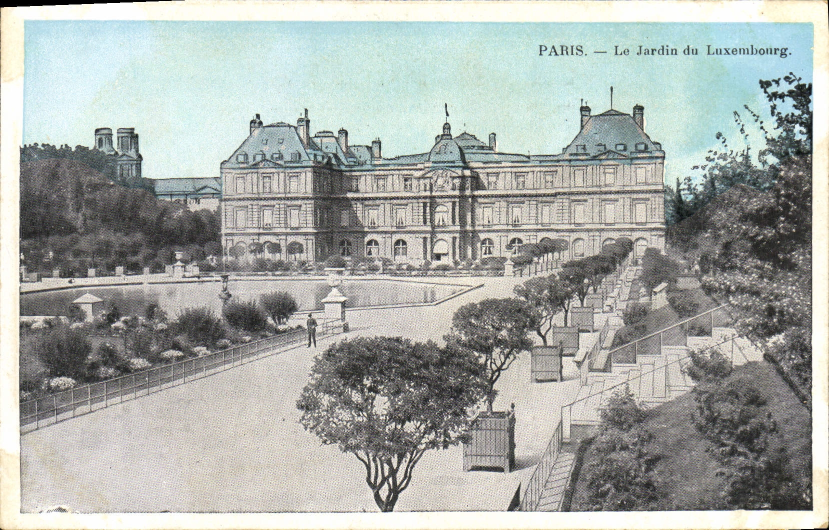 CPA Paris Le Jardin du Luxembourg