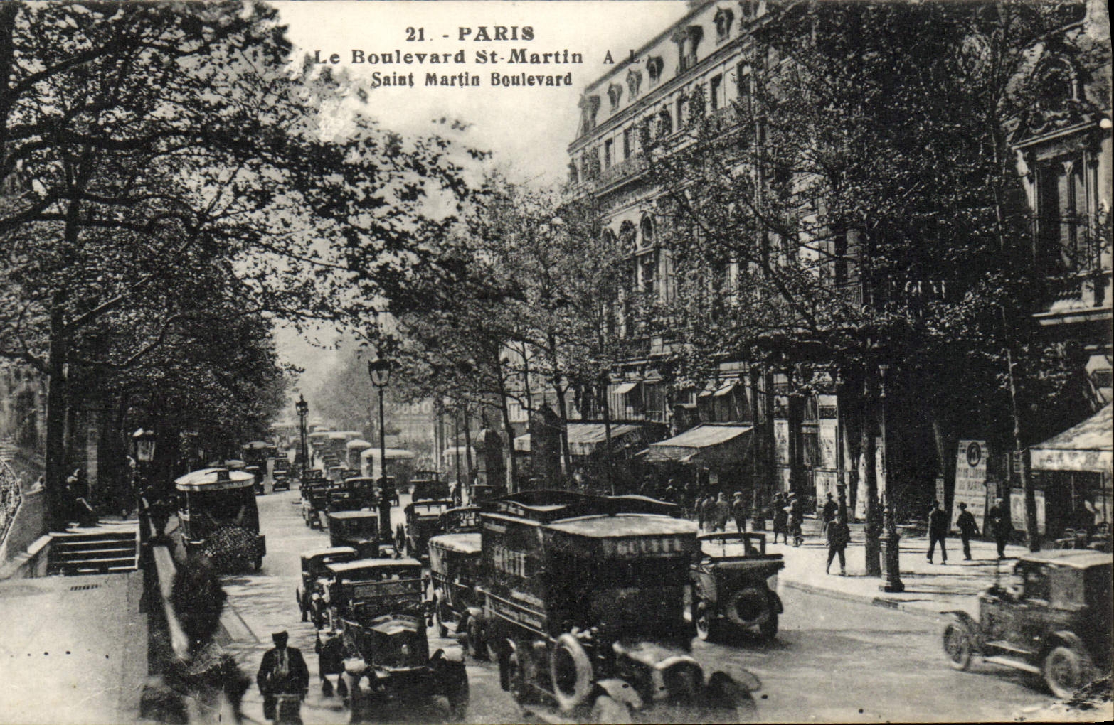 CPA Paris Le Boulevard St Martin