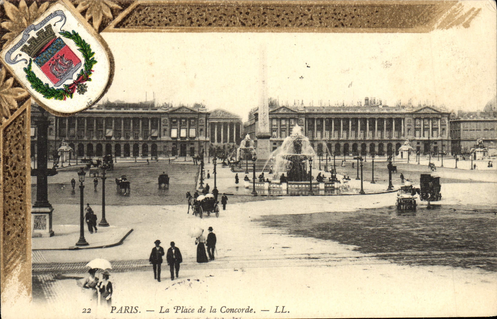 CPA Paris La Place de la Concorde