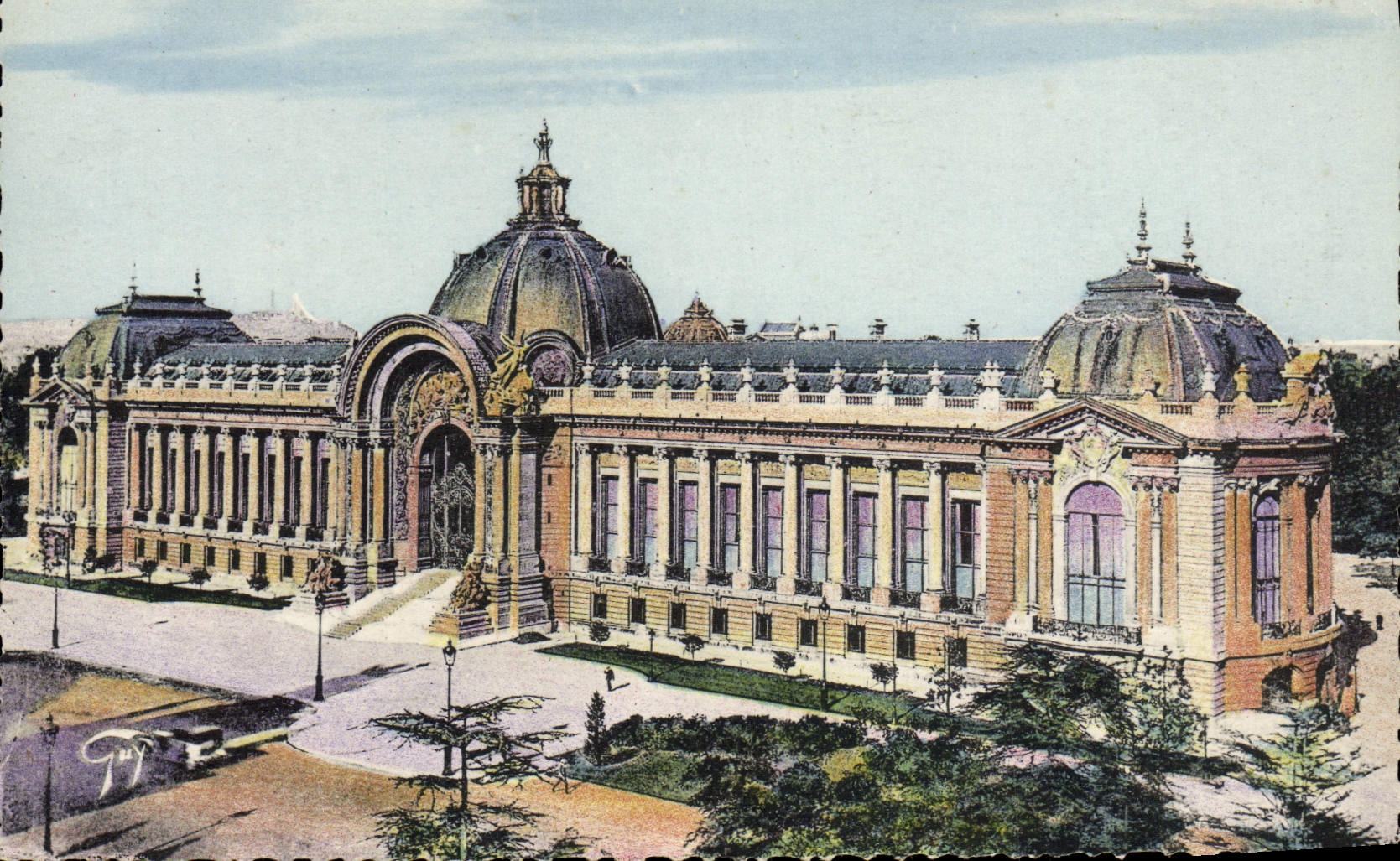 CPA Paris Petit Palais des Beaux Arts