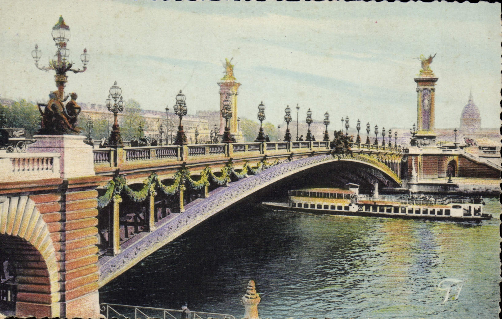 CPA Paris Et Ses Merveilles Pont Alexandre III