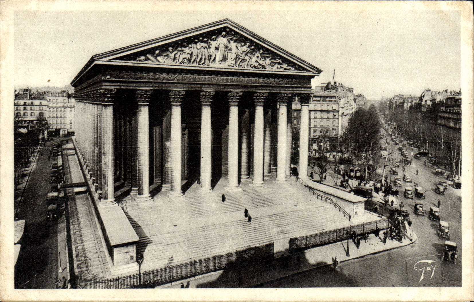 VINTAGE POSTCARD Paris And Its Madeleine Wonders