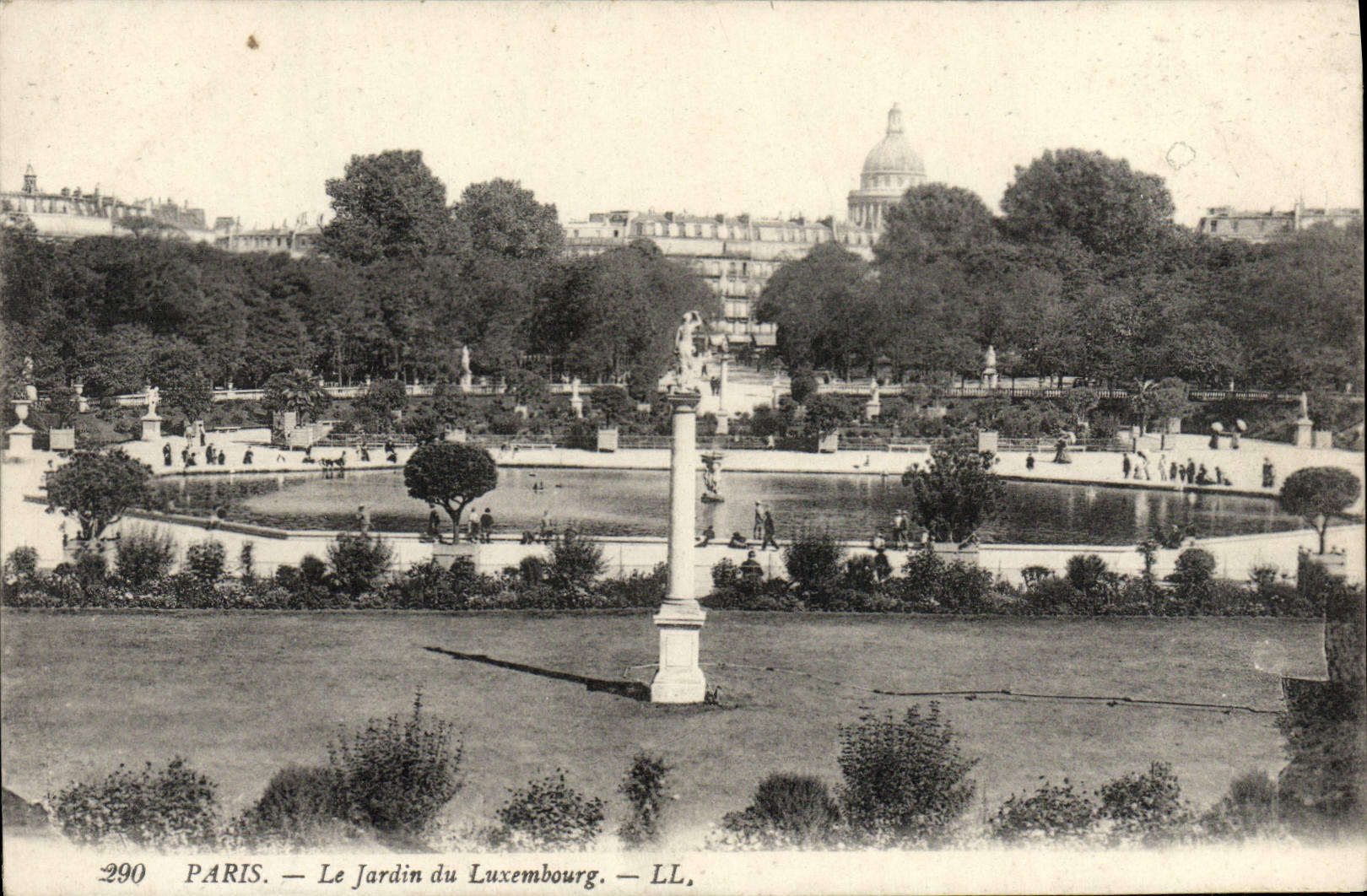 CPA Paris Le Jardin du Luxembourg