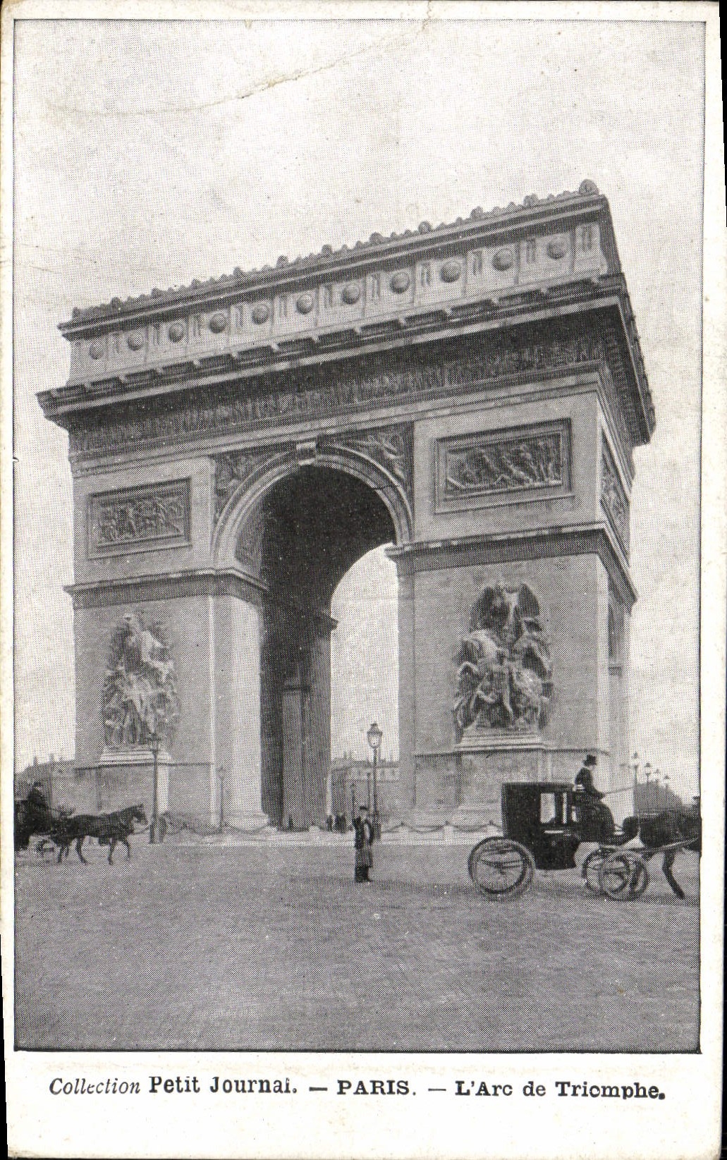 CPA Paris L'Arc de Triomphe