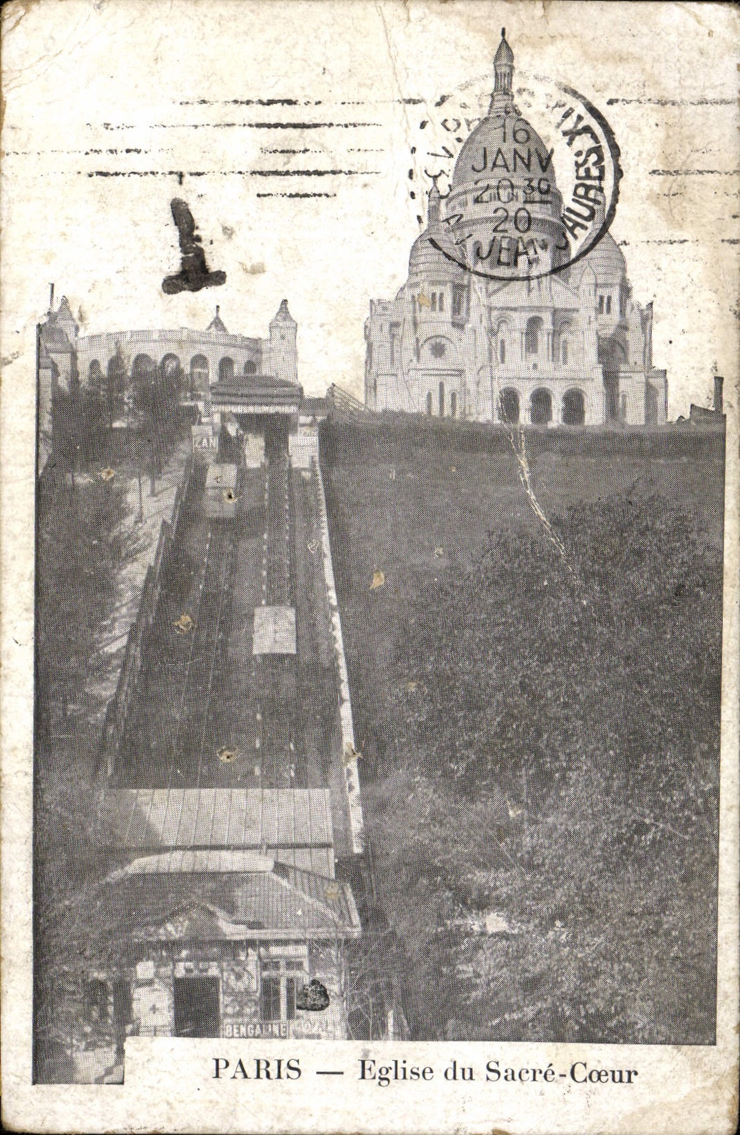 CPA Paris Eglise Du Sacre Coeur