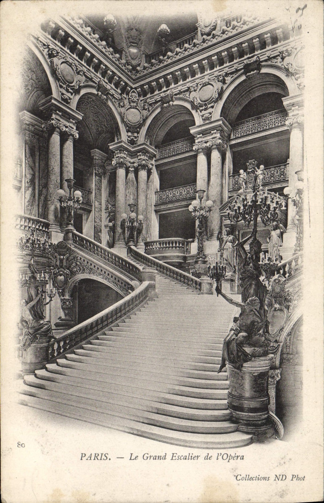 CPA Paris Le Grand Escalier de L'Opera