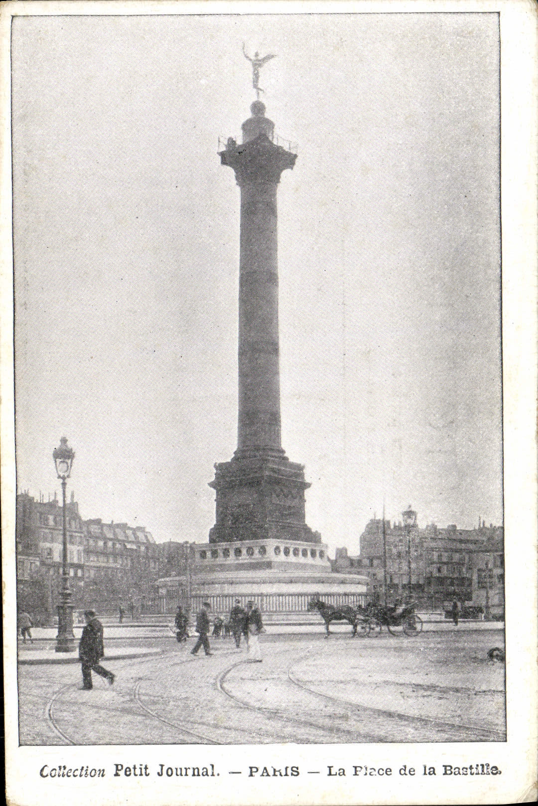 CPA Paris La Place de la Bastille