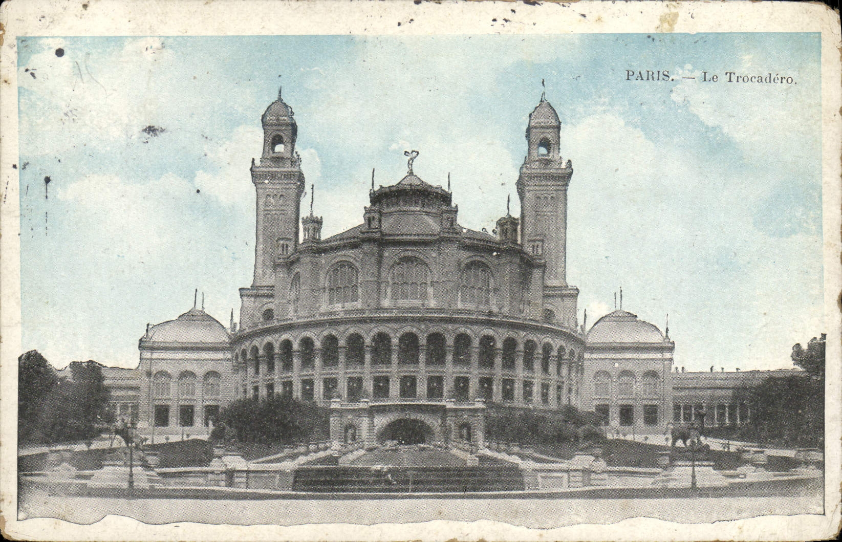 CPA Paris Le Trocadero