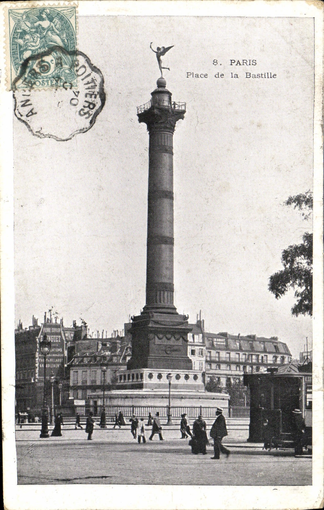 CPA Paris Place de la Bastille