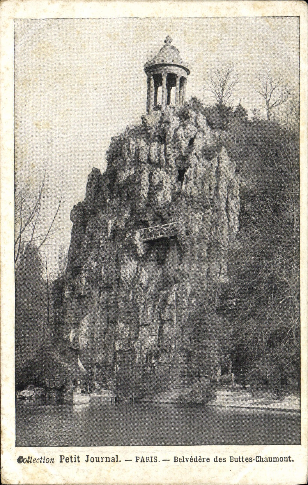 CPA Paris Belvedere des Buttes Chaumont