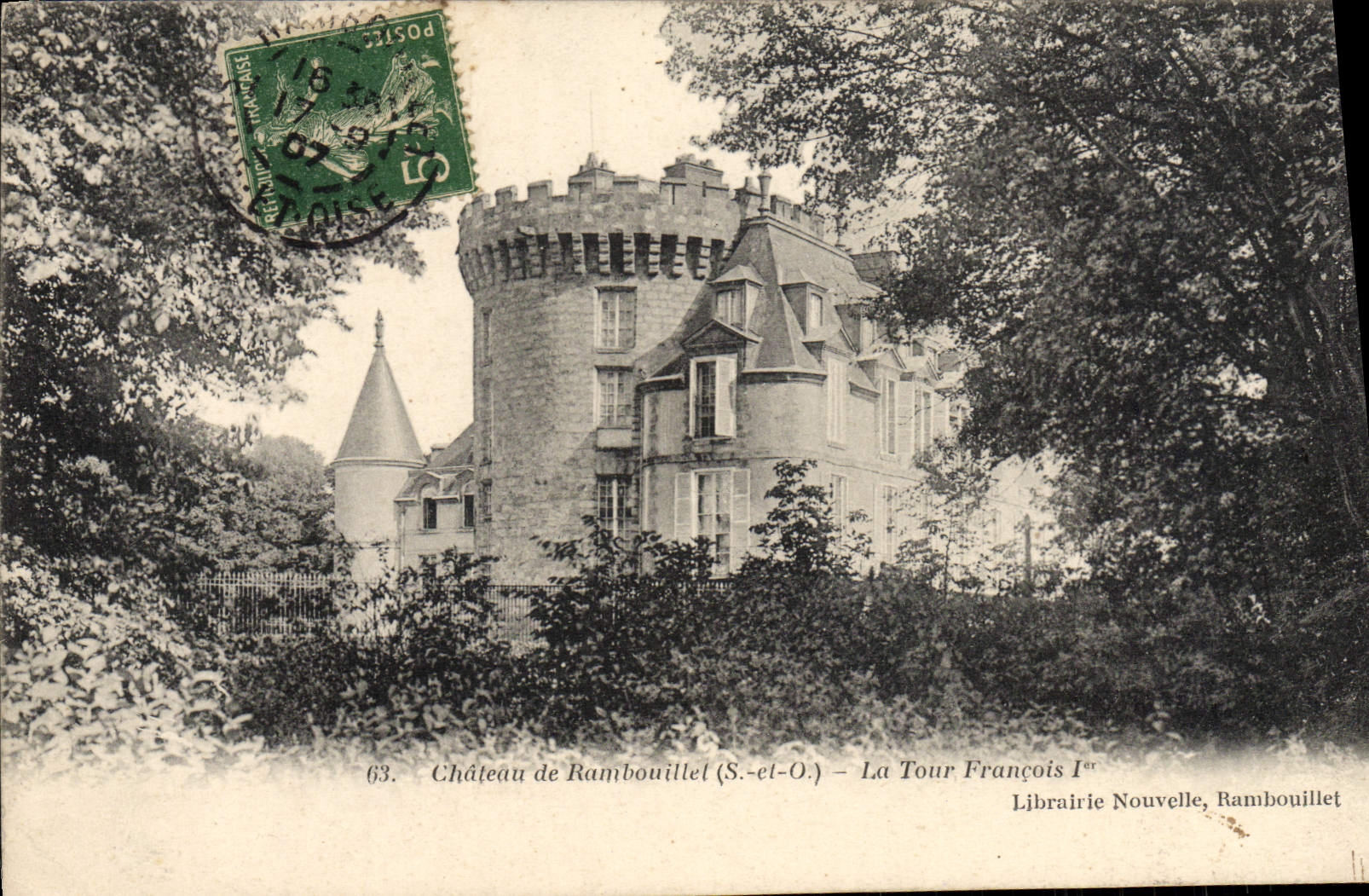 CPA Chateau de Rambouillet la tour Francois 1er