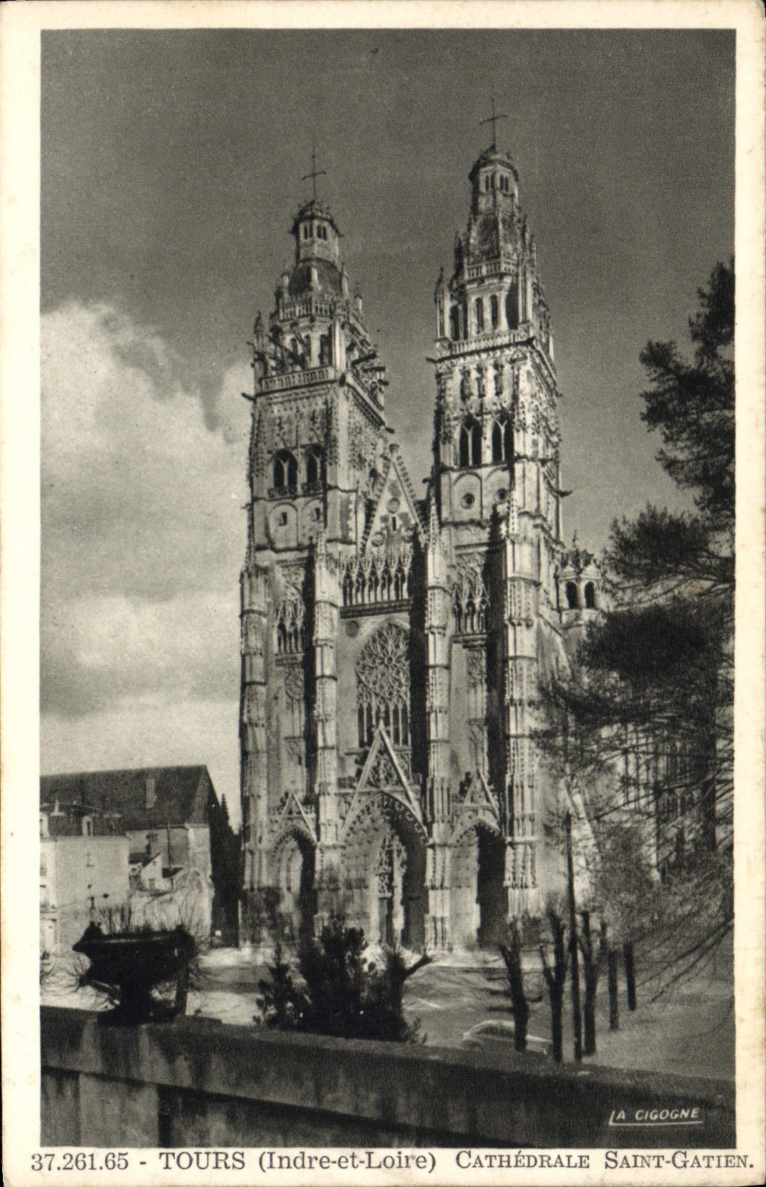 CPA Tours Cathedrale Saint Gatien