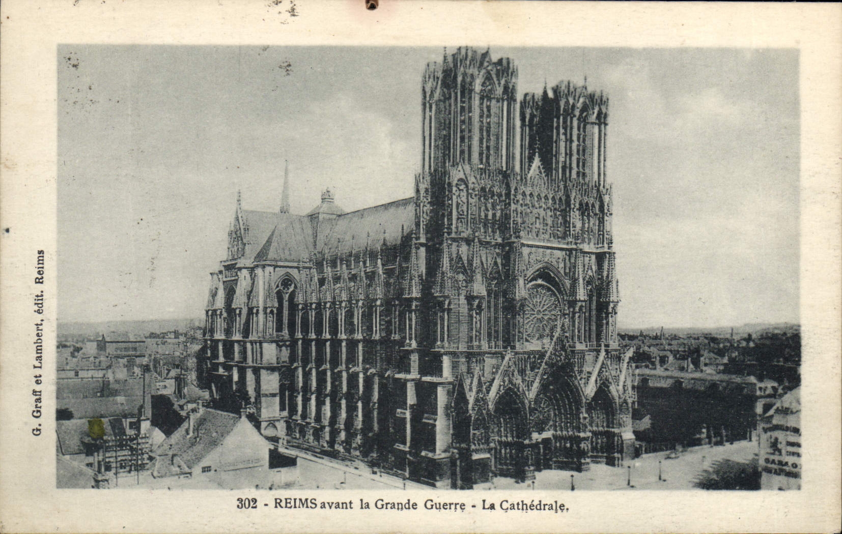 CPA Reims Avant la Grande Guerre La Cathedrale