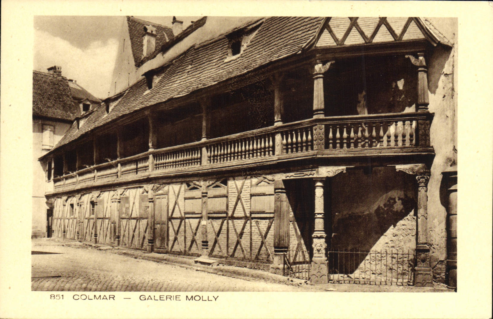 CPA Colmar Galerie Molly