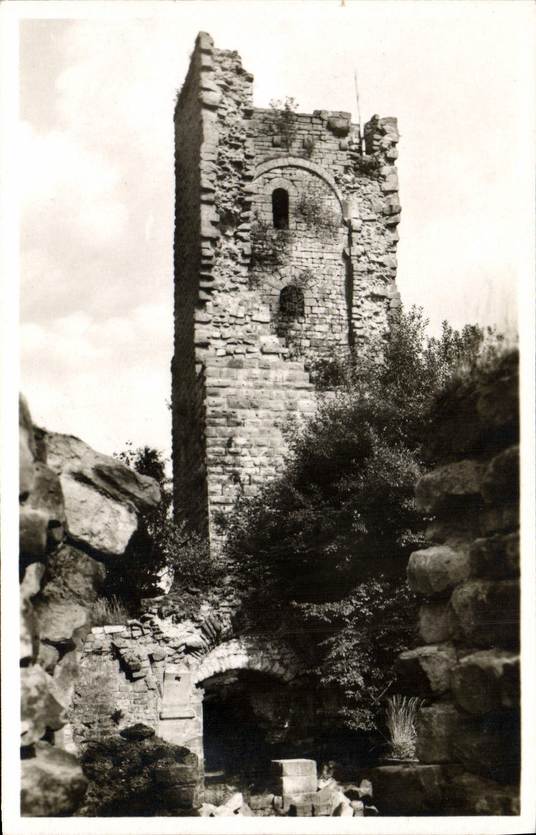 POSTAL Geroldseck grande Saverne cercano de la VENDIMIA