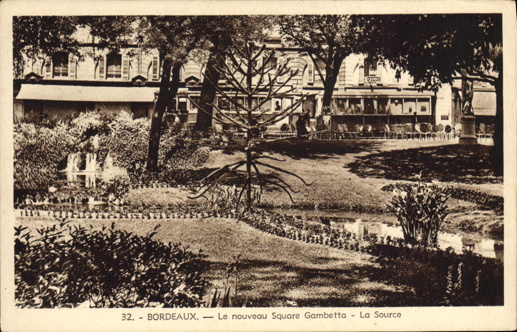 CPA Bordeaux Le Nouveau Square Gambetta La Source