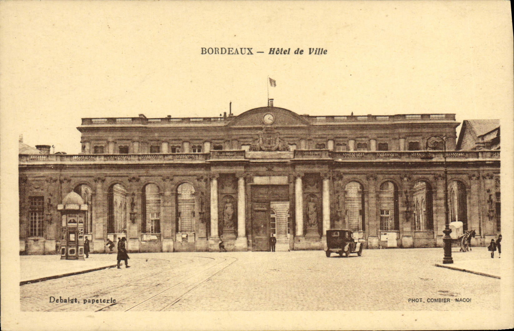 CPA Bordeaux Hotel de Ville