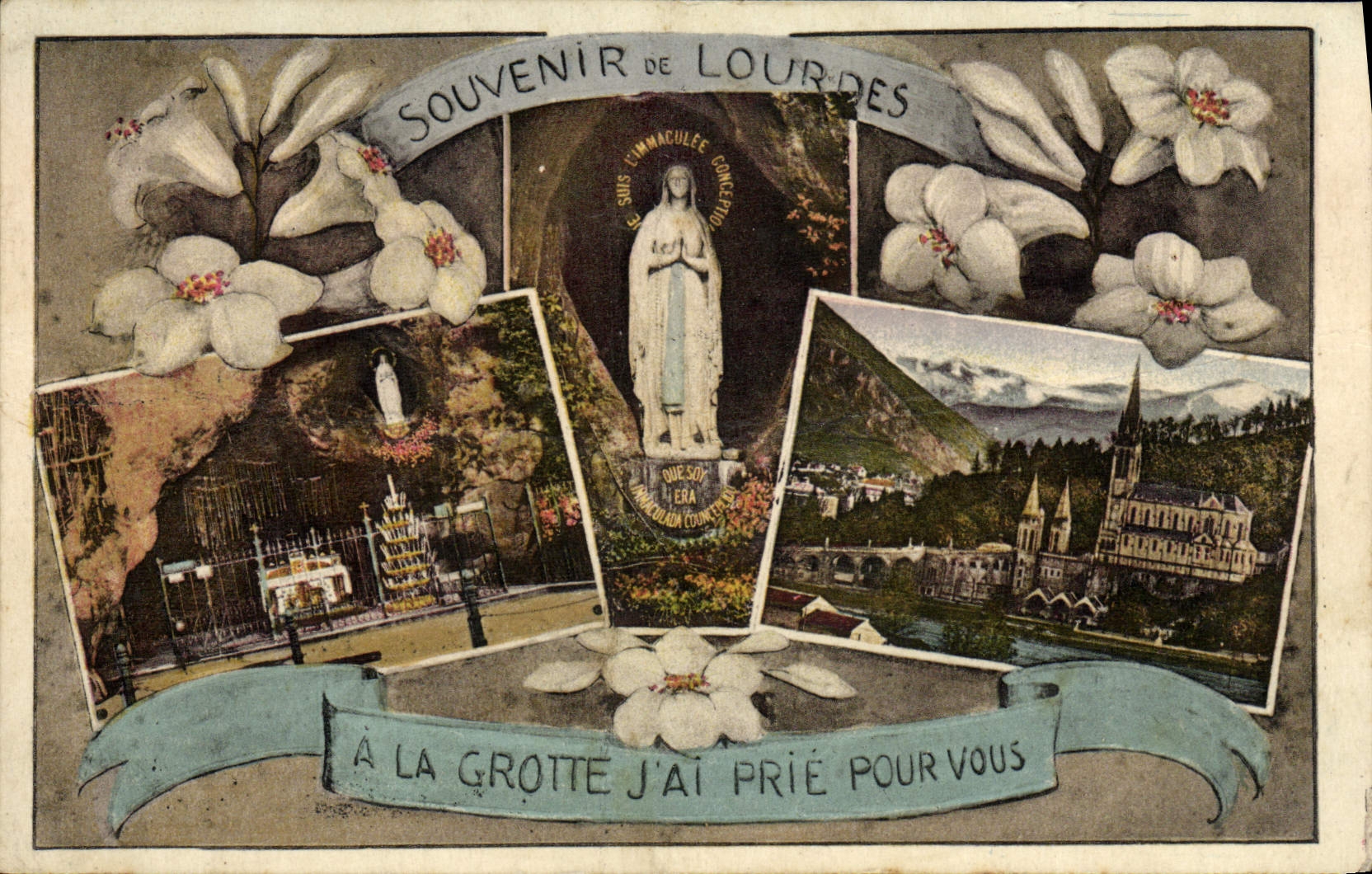 VINTAGE POSTCARD Heavy Virgin Cave