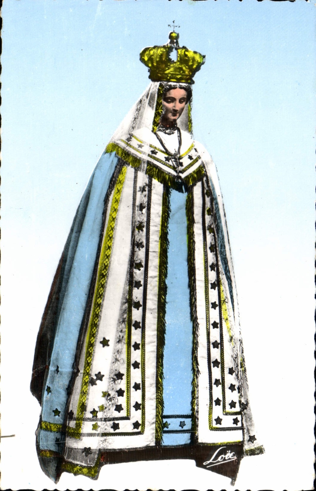 MODERN CARD Josselin Notre Dame of Roncier