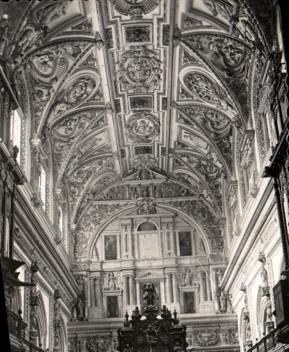 MODERN CARD Cordoba Mezqitda Catedral Boveda del Coro