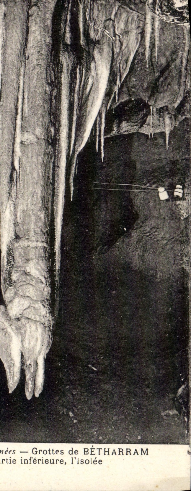 CPA Grottes de Betharram Partie inferieure l'isolee