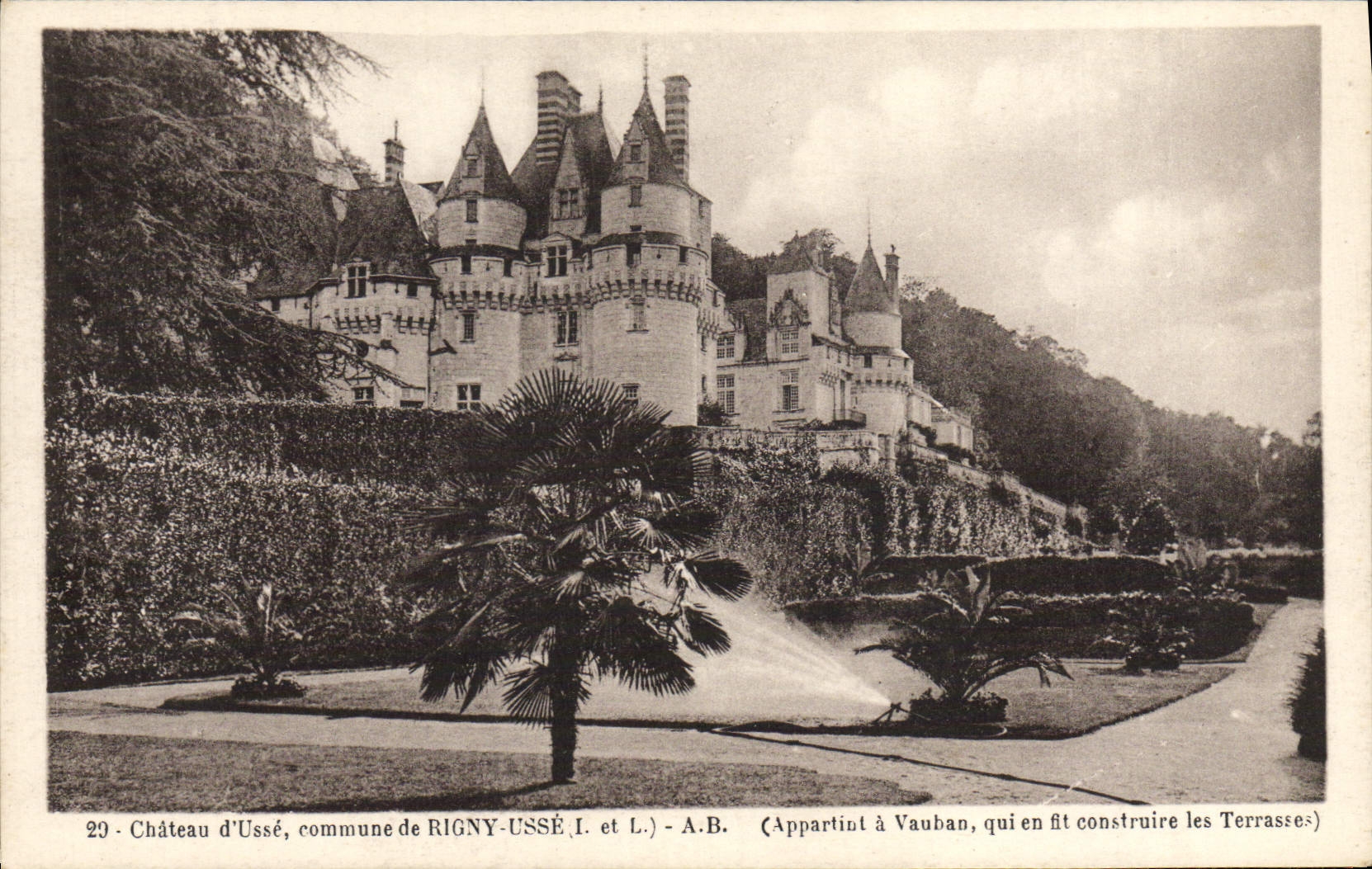 CPA Chateau D'Usse Comune De Rigny Usse