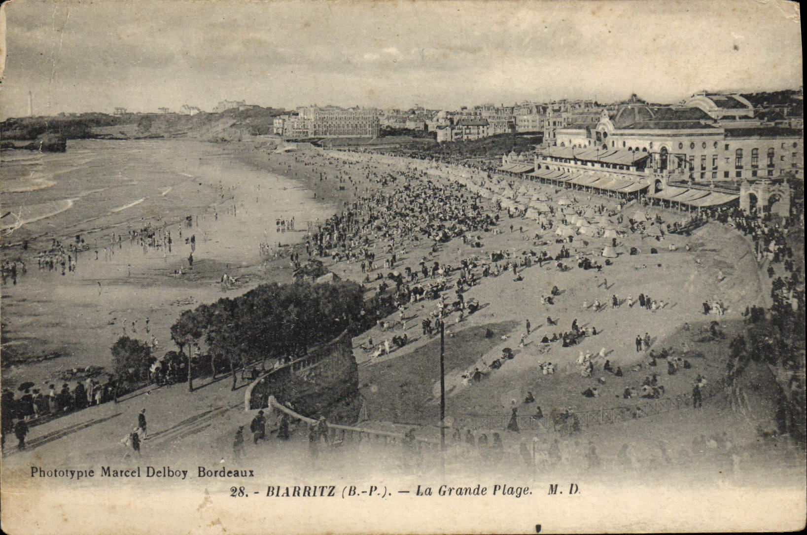 CPA Biarritz La Grande Plage