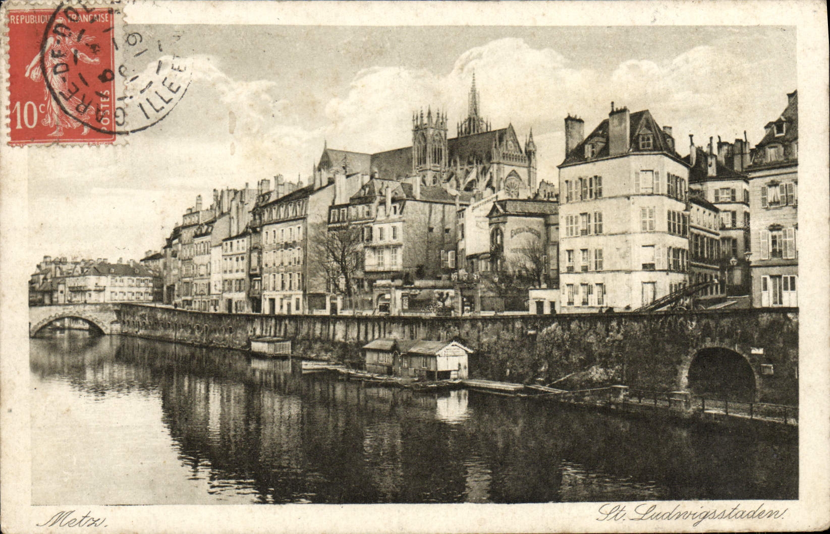 POSTAL Metz de la VENDIMIA