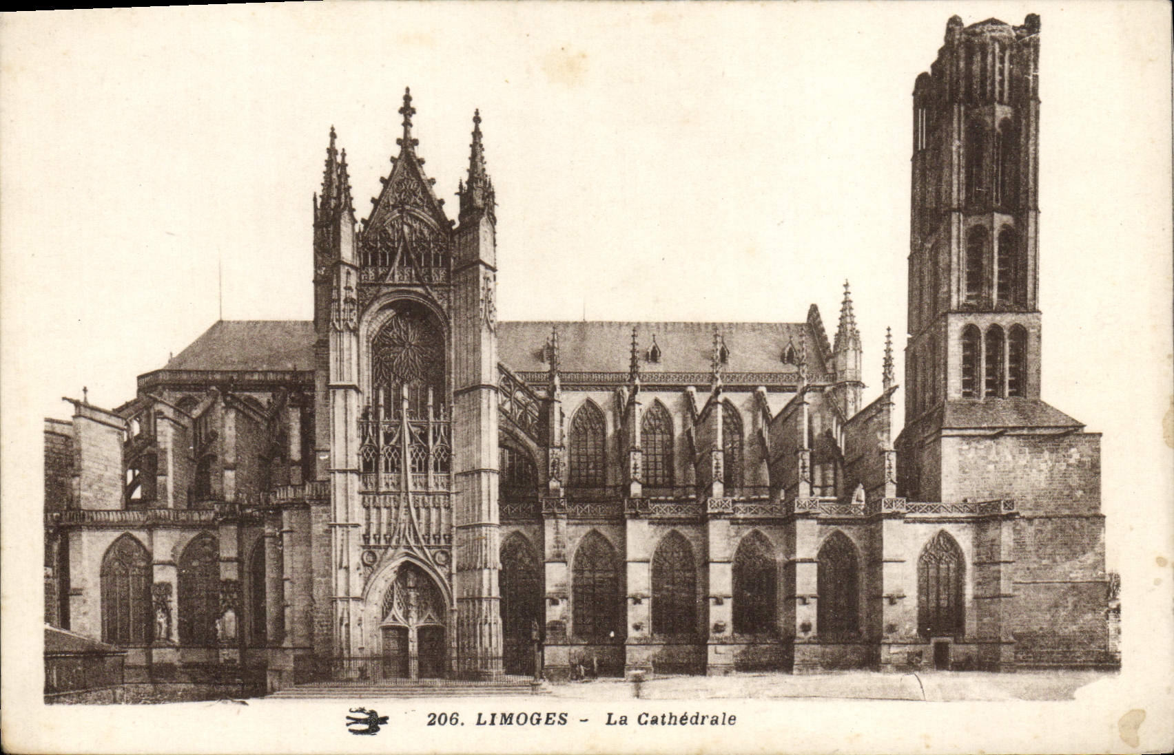 CPA Limoges La Cathedrale